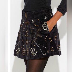 Free people quetzal mini skirt